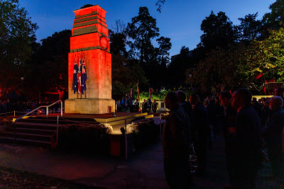 Photo from the Anzac Day 2022 Dawn Parade & Service held at Memorial Park, Hamilton, Waikato, New Zealand. Taken: Monday, 25 April 2022. Photography: Mike Walen / KeyImagery Photography. Copyright: © Hamilton City Council.