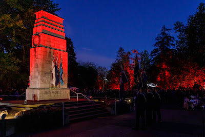 Photo from the Anzac Day 2022 Dawn Parade & Service held at Memorial Park, Hamilton, Waikato, New Zealand. Taken: Monday, 25 April 2022. Photography: Mike Walen / KeyImagery Photography. Copyright: © Hamilton City Council.