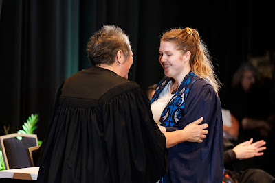 Photo from the TWoA Tāmaki Makaurau 2023 Graduations (Ceremony 5 @ 3pm), held at the Due Drop Events Centre, Manukau, Auckland, New Zealand on Thursday, 8 June, 2023. Photo: Mike Walen / KeyImagery Photography. Copyright: © Te Wānanga o Aotearoa.