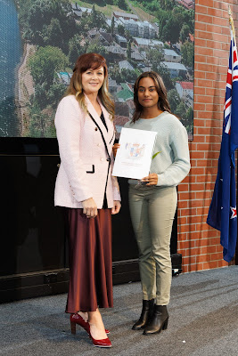 Photo from the HCC NZ Citizenship Ceremony 1 (Morning) held at The Atrium, Wintec/Te Pukenga, Hamilton, Waikato, New Zealand at 10:00am on Monday, 12 August, 2024. Photo: Mike Walen / KeyImagery Photography. Copyright: © Hamilton City Council.