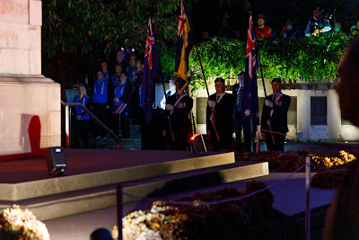 Photo from the Anzac Day 2022 Dawn Parade & Service held at Memorial Park, Hamilton, Waikato, New Zealand. Taken: Monday, 25 April 2022. Photography: Mike Walen / KeyImagery Photography. Copyright: © Hamilton City Council.