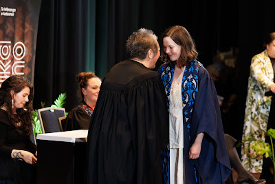 Photo from the TWoA Tāmaki Makaurau 2023 Graduations (Ceremony 5 @ 3pm), held at the Due Drop Events Centre, Manukau, Auckland, New Zealand on Thursday, 8 June, 2023. Photo: Mike Walen / KeyImagery Photography. Copyright: © Te Wānanga o Aotearoa.