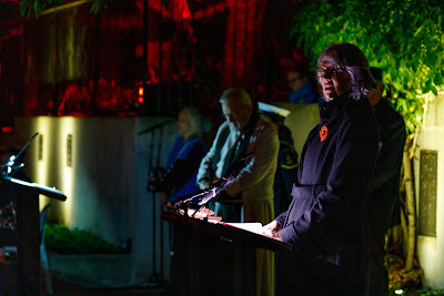 Photo from the Anzac Day 2022 Dawn Parade & Service held at Memorial Park, Hamilton, Waikato, New Zealand. Taken: Monday, 25 April 2022. Photography: Mike Walen / KeyImagery Photography. Copyright: © Hamilton City Council.