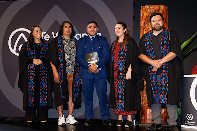 Photo from Ceremony 1 of the TWoA Tāmaki Makaurau 2025 Graduations (May 2025) held at the Mangere Arts Centre in Auckland, New Zealand on Monday, 26 May, 2025. Photo by Mike Walen / KeyImagery Photography. Copyright: © 2025 Te Wānanga o Aotearoa.