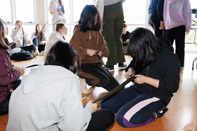 Photo from the Waikato Diocesan Year 11 Camp held at Tūrangawaewae Marae, Ngaruawahia, Waikato, New Zealand. Taken: Tuesday, 7 May 2024. Photography: Mike Walen / KeyImagery Photography. Copyright: © Waikato Diocesan School for Girls.