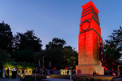 Photo from the Anzac Day 2022 Dawn Parade & Service held at Memorial Park, Hamilton, Waikato, New Zealand. Taken: Monday, 25 April 2022. Photography: Mike Walen / KeyImagery Photography. Copyright: © Hamilton City Council.