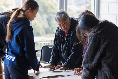 Photo from the Waikato Diocesan Year 11 Camp held at Tūrangawaewae Marae, Ngaruawahia, Waikato, New Zealand. Taken: Tuesday, 7 May 2024. Photography: Mike Walen / KeyImagery Photography. Copyright: © Waikato Diocesan School for Girls.