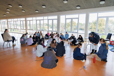 Photo from the Waikato Diocesan Year 11 Camp held at Tūrangawaewae Marae, Ngaruawahia, Waikato, New Zealand. Taken: Tuesday, 7 May 2024. Photography: Mike Walen / KeyImagery Photography. Copyright: © Waikato Diocesan School for Girls.