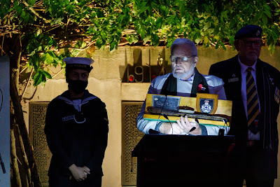 Photo from the Anzac Day 2022 Dawn Parade & Service held at Memorial Park, Hamilton, Waikato, New Zealand. Taken: Monday, 25 April 2022. Photography: Mike Walen / KeyImagery Photography. Copyright: © Hamilton City Council.