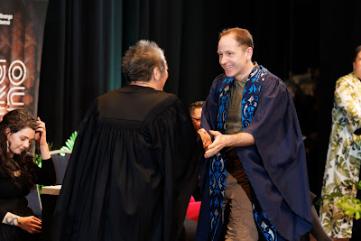 Photo from the TWoA Tāmaki Makaurau 2023 Graduations (Ceremony 5 @ 3pm), held at the Due Drop Events Centre, Manukau, Auckland, New Zealand on Thursday, 8 June, 2023. Photo: Mike Walen / KeyImagery Photography. Copyright: © Te Wānanga o Aotearoa.