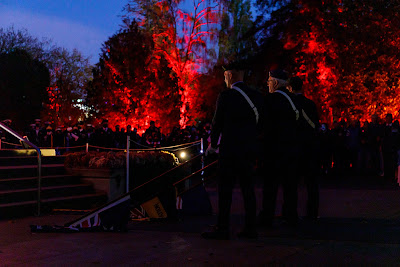 Photo from the Anzac Day 2022 Dawn Parade & Service held at Memorial Park, Hamilton, Waikato, New Zealand. Taken: Monday, 25 April 2022. Photography: Mike Walen / KeyImagery Photography. Copyright: © Hamilton City Council.