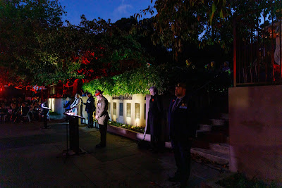Photo from the Anzac Day 2022 Dawn Parade & Service held at Memorial Park, Hamilton, Waikato, New Zealand. Taken: Monday, 25 April 2022. Photography: Mike Walen / KeyImagery Photography. Copyright: © Hamilton City Council.