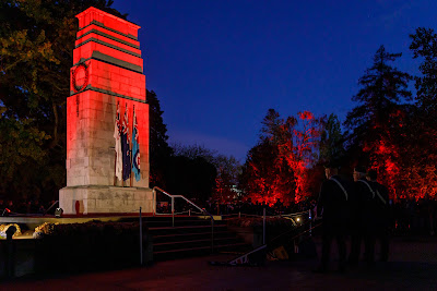 Photo from the Anzac Day 2022 Dawn Parade & Service held at Memorial Park, Hamilton, Waikato, New Zealand. Taken: Monday, 25 April 2022. Photography: Mike Walen / KeyImagery Photography. Copyright: © Hamilton City Council.