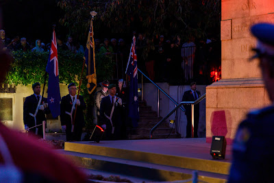 Photo from the Anzac Day 2022 Dawn Parade & Service held at Memorial Park, Hamilton, Waikato, New Zealand. Taken: Monday, 25 April 2022. Photography: Mike Walen / KeyImagery Photography. Copyright: © Hamilton City Council.