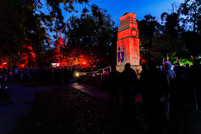 Photo from the Anzac Day 2022 Dawn Parade & Service held at Memorial Park, Hamilton, Waikato, New Zealand. Taken: Monday, 25 April 2022. Photography: Mike Walen / KeyImagery Photography. Copyright: © Hamilton City Council.
