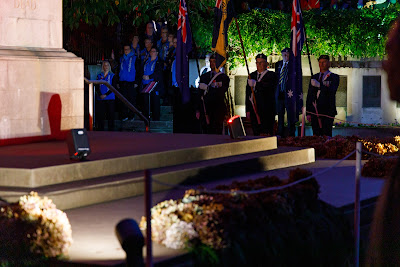 Photo from the Anzac Day 2022 Dawn Parade & Service held at Memorial Park, Hamilton, Waikato, New Zealand. Taken: Monday, 25 April 2022. Photography: Mike Walen / KeyImagery Photography. Copyright: © Hamilton City Council.