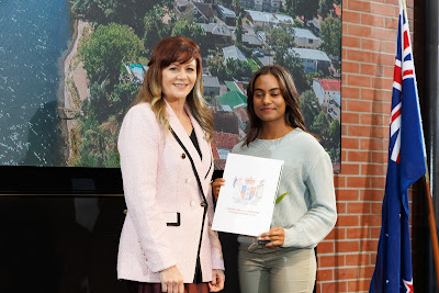 Photo from the HCC NZ Citizenship Ceremony 1 (Morning) held at The Atrium, Wintec/Te Pukenga, Hamilton, Waikato, New Zealand at 10:00am on Monday, 12 August, 2024. Photo: Mike Walen / KeyImagery Photography. Copyright: © Hamilton City Council.