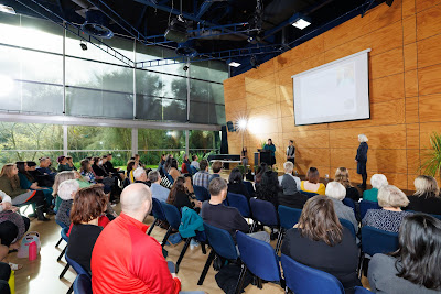 Photo from the Waikato Graduate Women Educational Trust (WGWET) Awards 2023 event held at The Gallagher Academy of Performing Arts at the Univsersity of Waikato in Hamilton, Waikato, New Zealand on Thursday, 6 July, 2023. Photo by Mike Walen / KeyImagery Photography. Copyright: © Waikato Graduate Women Educational Trust.