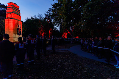 Photo from the Anzac Day 2022 Dawn Parade & Service held at Memorial Park, Hamilton, Waikato, New Zealand. Taken: Monday, 25 April 2022. Photography: Mike Walen / KeyImagery Photography. Copyright: © Hamilton City Council.