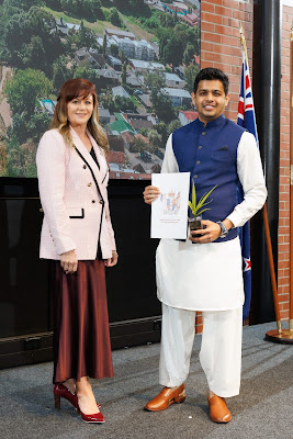 Photo from the HCC NZ Citizenship Ceremony 1 (Morning) held at The Atrium, Wintec/Te Pukenga, Hamilton, Waikato, New Zealand at 10:00am on Monday, 12 August, 2024. Photo: Mike Walen / KeyImagery Photography. Copyright: © Hamilton City Council.