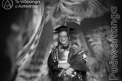 Booth photo from Ceremony 2 of the TWoA Tāmaki Makaurau 2025 Graduations (March 2025) held at the Mangere Arts Centre in Auckland, New Zealand on Wednesday, 12 March, 2025. Photo: InstaBooth by KeyImagery Photography. Copyright: © 2025 Te Wānanga o Aotearoa.
