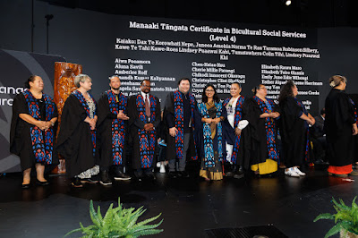Photo from the TWoA Tāmaki Makaurau 2024 Graduations (Ceremony 4 @ 7pm), held at Church Unlimited, Glendene, Auckland, New Zealand on Tuesday, 25 June, 2024. Photo: Mike Walen / KeyImagery Photography. Copyright: © Te Wānanga o Aotearoa.