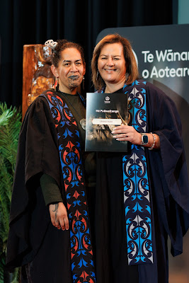 Photo from the TWoA Whirikoka 2024 Graduation (Gisborne), held at the War Memorial Theatre, Gisborne, East Coast, New Zealand on Wednesday 10 April, 2024. Photo by Mike Walen / KeyImagery Photography. Copyright: © Te Wānanga o Aotearoa.