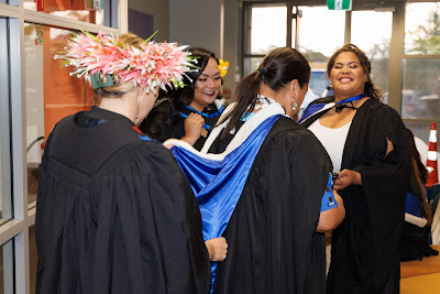 Photo from Ceremony 3 of the TWoA Tāmaki Makaurau 2025 Graduations (March 2025) held at the Mangere Arts Centre in Auckland, New Zealand on Wednesday, 12 March, 2025. Photo by Mike Walen / KeyImagery Photography. Copyright: © 2025 Te Wānanga o Aotearoa.