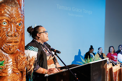 Photo from Ceremony 3 of the TWoA Tāmaki Makaurau 2025 Graduations (March 2025) held at the Mangere Arts Centre in Auckland, New Zealand on Wednesday, 12 March, 2025. Photo by Mike Walen / KeyImagery Photography. Copyright: © 2025 Te Wānanga o Aotearoa.