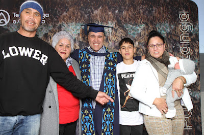 Booth photo from the TWoA Waiariki 2023 Graduations (Waiwhero), held at Te Puia, Rotorua, Bay of Plenty, New Zealand on Friday, 12 May, 2023. Photo: Instabooth by KeyImagery. Copyright: © Te Wānanga o Aotearoa.