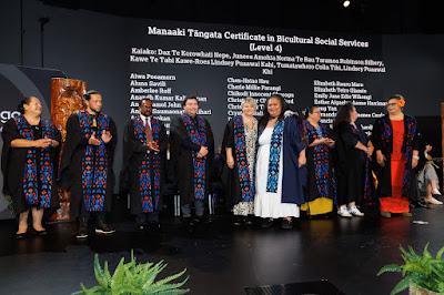 Photo from the TWoA Tāmaki Makaurau 2024 Graduations (Ceremony 4 @ 7pm), held at Church Unlimited, Glendene, Auckland, New Zealand on Tuesday, 25 June, 2024. Photo: Mike Walen / KeyImagery Photography. Copyright: © Te Wānanga o Aotearoa.