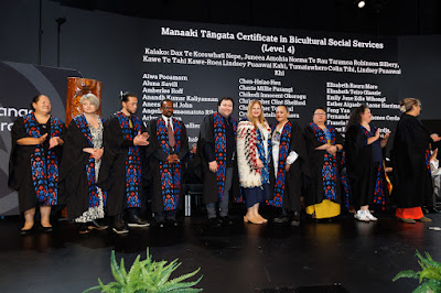 Photo from the TWoA Tāmaki Makaurau 2024 Graduations (Ceremony 4 @ 7pm), held at Church Unlimited, Glendene, Auckland, New Zealand on Tuesday, 25 June, 2024. Photo: Mike Walen / KeyImagery Photography. Copyright: © Te Wānanga o Aotearoa.