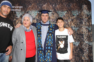 Booth photo from the TWoA Waiariki 2023 Graduations (Waiwhero), held at Te Puia, Rotorua, Bay of Plenty, New Zealand on Friday, 12 May, 2023. Photo: Instabooth by KeyImagery. Copyright: © Te Wānanga o Aotearoa.