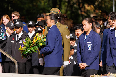 Photo from the Anzac Day 2025 Civic Service held at Memorial Park in Hamilton, Waikato, New Zealand on Friday, 25 April, 2025. Photography by Mike Walen / KeyImagery Photography. Copyright: © 2025 Hamilton City Council.