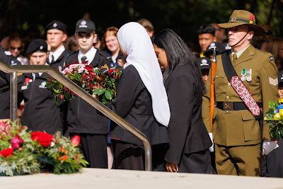 Photo from the Anzac Day 2025 Civic Service held at Memorial Park in Hamilton, Waikato, New Zealand on Friday, 25 April, 2025. Photography by Mike Walen / KeyImagery Photography. Copyright: © 2025 Hamilton City Council.