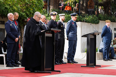 Photo from the Anzac Day 2025 Civic Service held at Memorial Park in Hamilton, Waikato, New Zealand on Friday, 25 April, 2025. Photography by Mike Walen / KeyImagery Photography. Copyright: © 2025 Hamilton City Council.