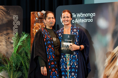 Photo from the TWoA Whirikoka 2024 Graduation (Gisborne), held at the War Memorial Theatre, Gisborne, East Coast, New Zealand on Wednesday 10 April, 2024. Photo by Mike Walen / KeyImagery Photography. Copyright: © Te Wānanga o Aotearoa.