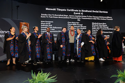 Photo from the TWoA Tāmaki Makaurau 2024 Graduations (Ceremony 4 @ 7pm), held at Church Unlimited, Glendene, Auckland, New Zealand on Tuesday, 25 June, 2024. Photo: Mike Walen / KeyImagery Photography. Copyright: © Te Wānanga o Aotearoa.