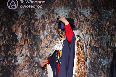 Booth photo from the TWoA Tainui 2021 Graduations (Friday - Ceremony 3),  held at Elim Church, Te Rapa, Hamilton, New Zealand. Taken: Friday 23 April 2021. Photo: InstaBooth / KeyImagery Photography. Copyright: © Te Wānanga o Aotearoa.