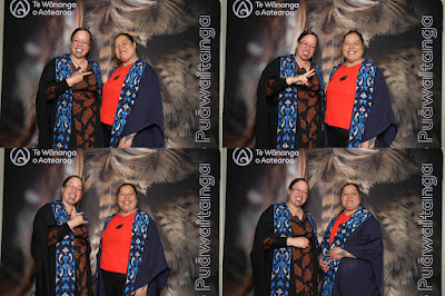 Photo from the TWoA Waiariki 2024 Graduation (Rotorua), held at The Distinction Hotel, Rotorua, Bay aof Plenty, New Zealand on Friday, 10 May, 2024. Photo: InstaBooth by KeyImagery Photography. Copyright: © Te Wānanga o Aotearoa.