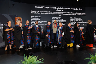 Photo from the TWoA Tāmaki Makaurau 2024 Graduations (Ceremony 4 @ 7pm), held at Church Unlimited, Glendene, Auckland, New Zealand on Tuesday, 25 June, 2024. Photo: Mike Walen / KeyImagery Photography. Copyright: © Te Wānanga o Aotearoa.