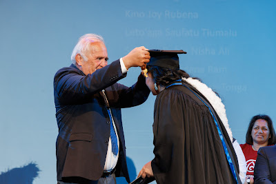 Photo from Ceremony 3 of the TWoA Tāmaki Makaurau 2025 Graduations (March 2025) held at the Mangere Arts Centre in Auckland, New Zealand on Wednesday, 12 March, 2025. Photo by Mike Walen / KeyImagery Photography. Copyright: © 2025 Te Wānanga o Aotearoa.