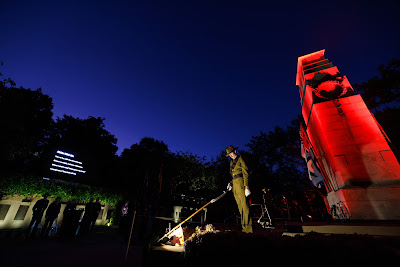 Photo from the Anzac Day 2023 Dawn Parade & Service held at Memorial Park, Hamilton, Waikato, New Zealand. Taken: Tuesday, 25 April, 2023. Photography: Mike Walen / KeyImagery Photography. Copyright: © Hamilton City Council.