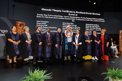 Photo from the TWoA Tāmaki Makaurau 2024 Graduations (Ceremony 4 @ 7pm), held at Church Unlimited, Glendene, Auckland, New Zealand on Tuesday, 25 June, 2024. Photo: Mike Walen / KeyImagery Photography. Copyright: © Te Wānanga o Aotearoa.