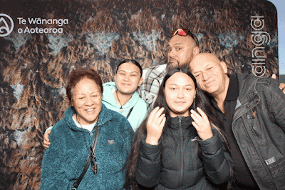 Booth photo from the TWoA Waiariki 2023 Graduations (Waiwhero), held at Te Puia, Rotorua, Bay of Plenty, New Zealand on Friday, 12 May, 2023. Photo: Instabooth by KeyImagery. Copyright: © Te Wānanga o Aotearoa.