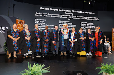 Photo from the TWoA Tāmaki Makaurau 2024 Graduations (Ceremony 4 @ 7pm), held at Church Unlimited, Glendene, Auckland, New Zealand on Tuesday, 25 June, 2024. Photo: Mike Walen / KeyImagery Photography. Copyright: © Te Wānanga o Aotearoa.