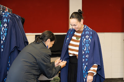 Photo from the TWoA Waiariki 2025 Graduation (Kawerau), held at the Rautahi Marae in Kawerau, Bay of Plenty, New Zealand on Friday, 16 May, 2025. Photo: Mike Walen / KeyImagery Photography. Copyright: © 2025 Te Wānanga o Aotearoa.