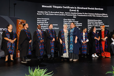 Photo from the TWoA Tāmaki Makaurau 2024 Graduations (Ceremony 4 @ 7pm), held at Church Unlimited, Glendene, Auckland, New Zealand on Tuesday, 25 June, 2024. Photo: Mike Walen / KeyImagery Photography. Copyright: © Te Wānanga o Aotearoa.