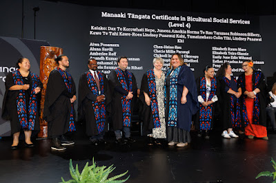 Photo from the TWoA Tāmaki Makaurau 2024 Graduations (Ceremony 4 @ 7pm), held at Church Unlimited, Glendene, Auckland, New Zealand on Tuesday, 25 June, 2024. Photo: Mike Walen / KeyImagery Photography. Copyright: © Te Wānanga o Aotearoa.