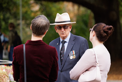 Photo from the Anzac Day 2025 Civic Service held at Memorial Park in Hamilton, Waikato, New Zealand on Friday, 25 April, 2025. Photography by Mike Walen / KeyImagery Photography. Copyright: © 2025 Hamilton City Council.